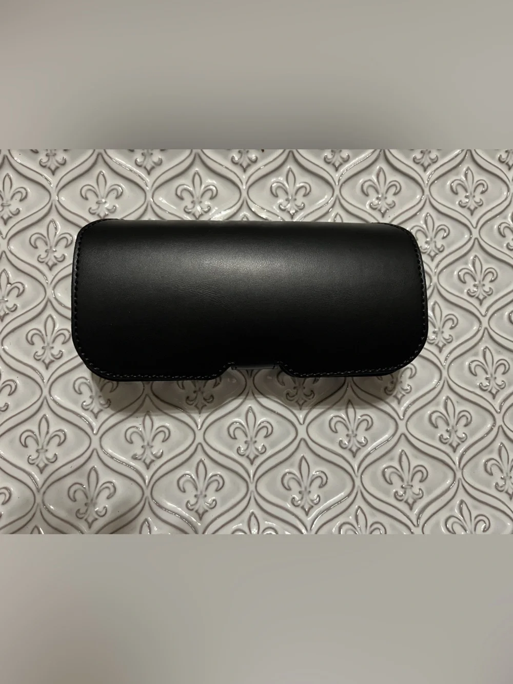Saint Laurent Black Leather Eye Wear Case (case only, glasses not included) NWOT